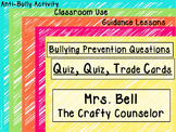 Anti Bullying Activity Quiz, Quiz, Trade Cards to Teach Ab