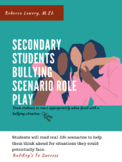 Secondary Student Bullying Scenario Role Play