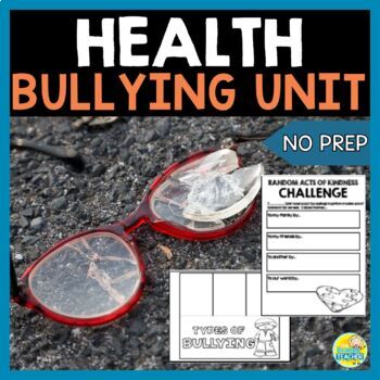 Preview of Bullying Unit and Project - Middle School Social Emotional Health Resource