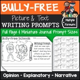 Anti-Bullying Writing Prompts with Pictures (Opinion, Expl