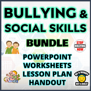 Preview of Bullying and Social Skills Lesson Bundle