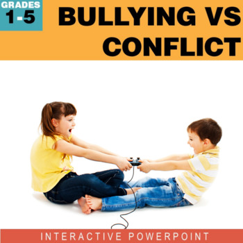 Preview of Bullying vs. Conflict Interactive PowerPoint