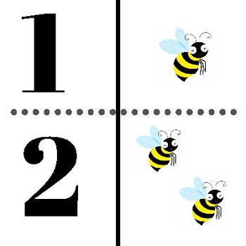 Preview of Bumble Bee Counting Cards