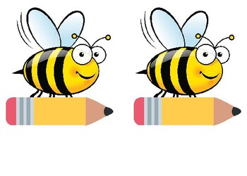 Bumble Bee Name tags by Helping Others Teachers Pay Teachers