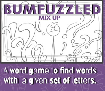 Preview of Bumfuzzled Mix Up - VCE Words