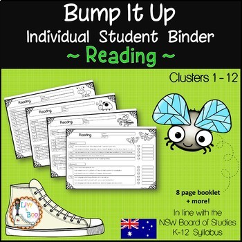 Preview of Bump It Up ~ Individual Student Binder ~ READING ~