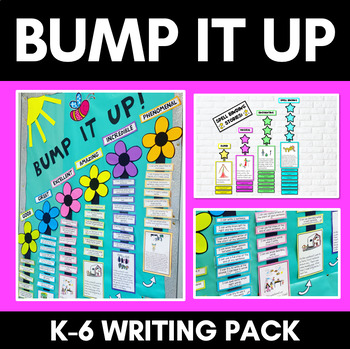 Preview of Bump It Up Wall - Comprehensive K-6 Writing Pack for Visible Learning Walls