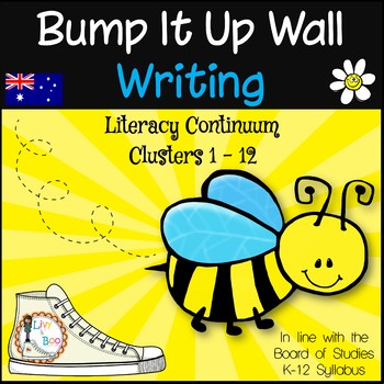 Preview of Bump It Up Wall | Australian Curriculum Aligned | WRITING Clusters 1-12