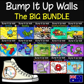 Preview of Bump It Up Walls BIG BUNDLE - Australian Curriculum Aligned
