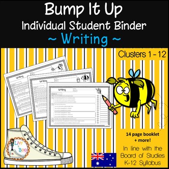 Preview of Bump It Up ~ Individual Student Binder ~ WRITING ~ Australian Curriculum Aligned