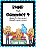 Bump and Connect 4 Math Games 