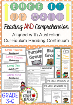Preview of Bump it Up Wall *Reading AND Comprehension Bundle* Australian Curriculum (3-6)