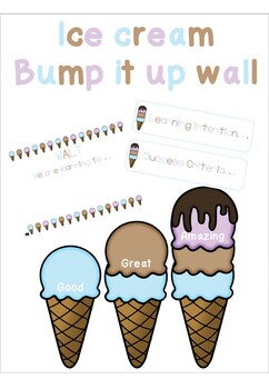 Bump it up wall display - simple colour theme