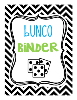 Preview of Bunco Binder Set