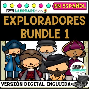 Preview of Los exploradores europeos I European Explorers Spanish Reading Passages Bundle 1