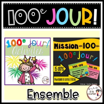 Preview of Bundle 100th Day STEM and Activities | 100e jour d'école - Ensemble