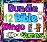 Bundle: 12 Bible bingo games freebie