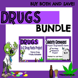 Bundle 2 Drug Abuse Research Projects - A-Z Facts & Celebr