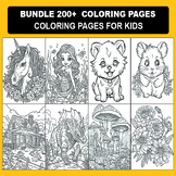Bundle 200 + Coloring Pages