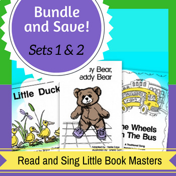 Preview of BUNDLE: 22 Nellie Edge "Read and Sing Little Books"
