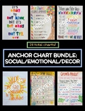 Bundle:  35 Social/Emotional Anchor Charts and Classroom D