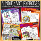 Bundle : 4 Documents Containing Art Exercises for Elementa