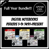 Bundle | APUSH | Interactive Notebook | Key Concepts | Lea