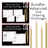 Bundle- Advanced Grid Drawing Challenges, early finishers 