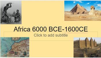 Preview of Bundle- Africa 6000BCE-1600CE