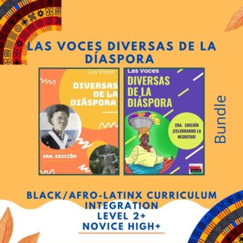 Preview of Bundle: Afro-latinx Content/Highlights 19 Articles total/ Level (Novice High+)