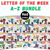 Letter of the week: LETTER Y-NO PREP WORKSHEETS- LETTER Y Alphabet Lore  theme