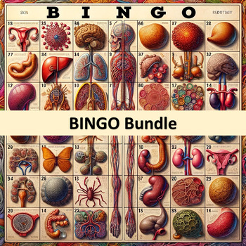 Preview of Bundle: Anatomy & Physiology BINGO | AnatoBingo