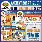 Bundle Ancient Egypt 145 Clipart images - History high res