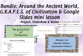 Bundle: Around the Ancient World Project- End of Year / Ba