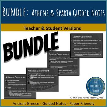 Preview of Bundle: Athens & Sparta