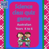 Bundle Australian Science Quiz Game K-6