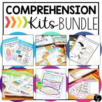 Preview of Reading Comprehension Strategies Skills Activities Graphic Organizers BUNDLE