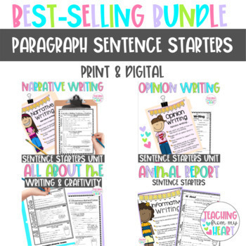 Preview of BUNDLE Best-Selling Opinion and Narrative Paragraph Writing | Digital Resources