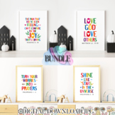 Bundle Bible Quotes Posters Wall Art Vol. 26 for Sunday sc