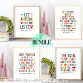 Bundle Bible Verse Posters Vol. 29 - Printable wall art designs