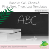 Bilingual KWL Chart and Sequencing Templates Bundle