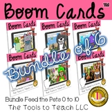 Bundle Boom Cards Feed the Pets 0 to 10 Treats with Audio