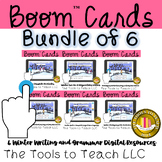 Bundle Boom™ Cards 6 Winter Writing and Grammar Digital Resources