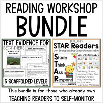 Preview of Bundle - Building STAR Readers & Text Evidence for Readers Workshop