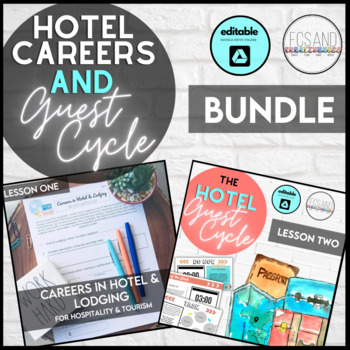 Preview of BUNDLE: Careers in Hotel & Lodging + The Hotel Guest Cycle