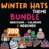 paper/pencil Bundle Cartoon Winter Hats , bonnet Additions