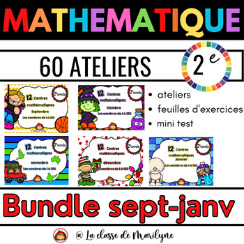 Preview of Bundle: Centres mathématiques: Septembre à Janvier: 2e