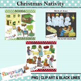 Nativity Clip art Bundle