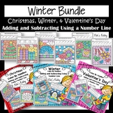Bundle: Christmas, Winter, & Valentine's Day Color by Code