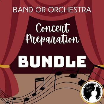 Bundle: Concert Preparation | Complete Kit for Band or Orchestra